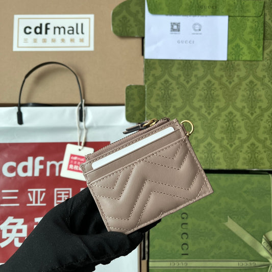 G-ucci GG Marmont Brieftasche mit Schlüsselanhänger