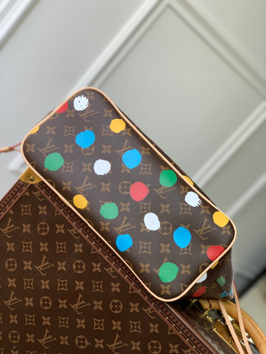 L-V Yayoi Kusama Neverfull MM M46381