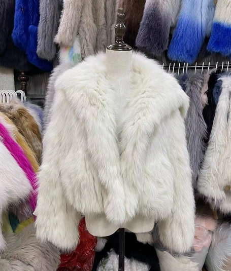 Fox Fur Coat One Size