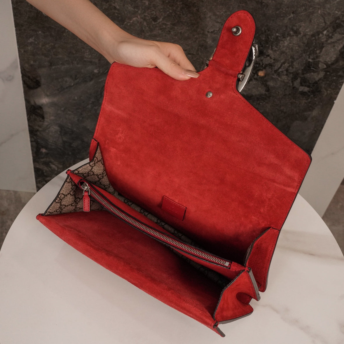 G-ucci Dionysus GG Supreme Shoulder Bag 28cm