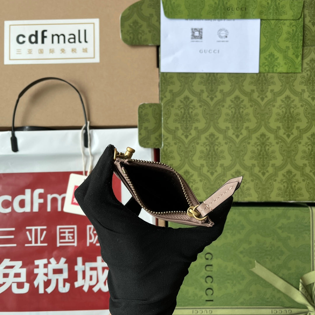 G-ucci GG Marmont Brieftasche mit Schlüsselanhänger