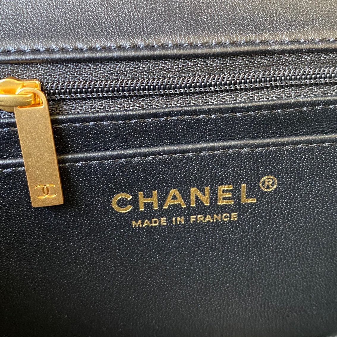 C-hanel Top Handle Bag