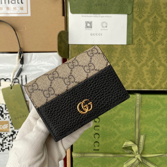 G-ucci GG Marmont card case wallet