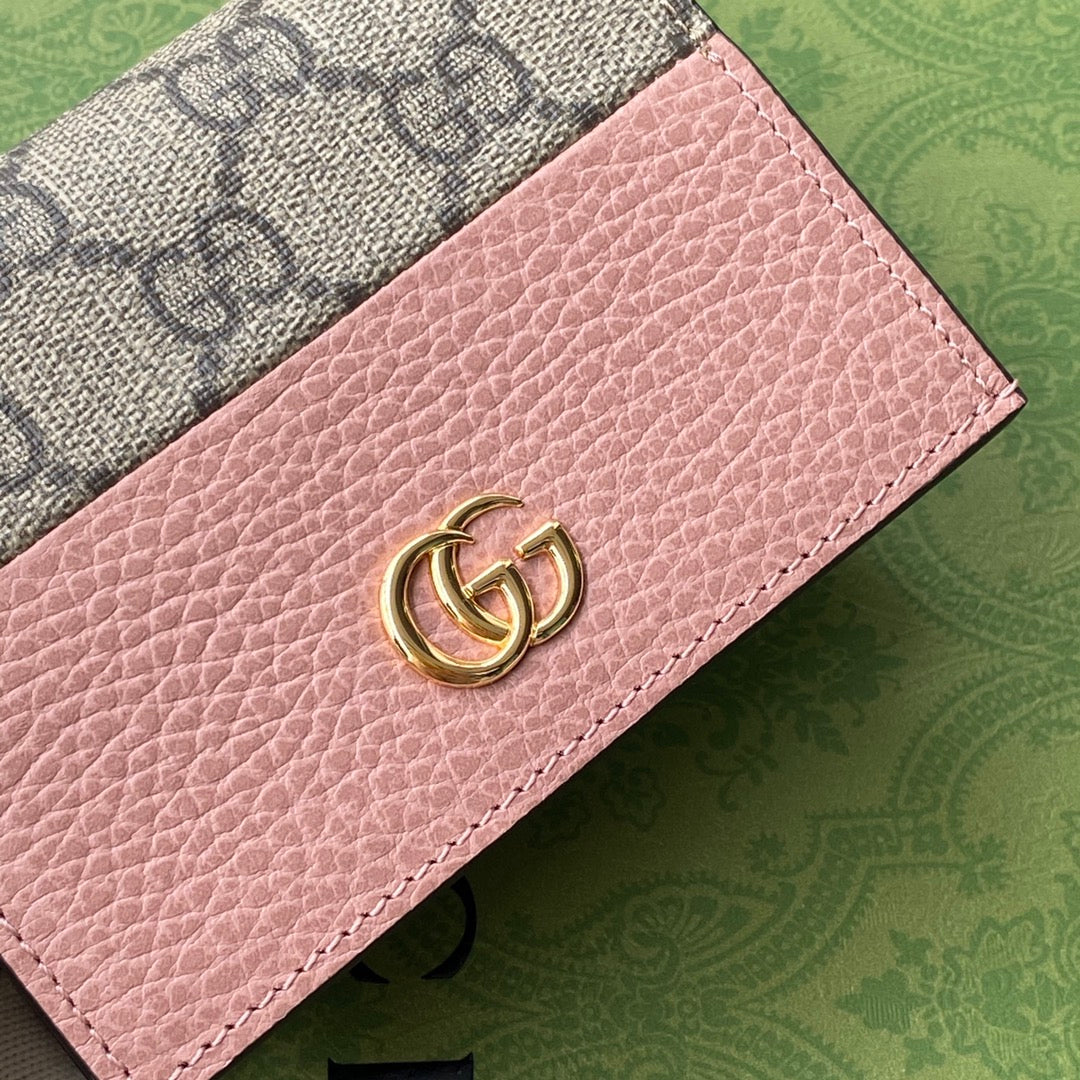 G-ucci GG Marmont card case wallet