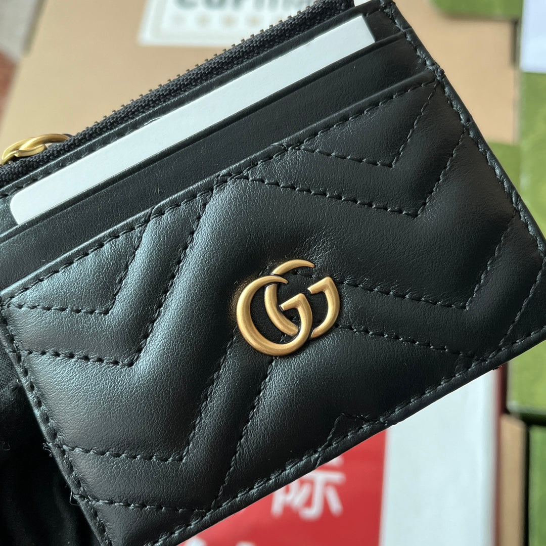 G-ucci GG Marmont Brieftasche mit Schlüsselanhänger