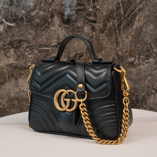 G-ucci mini GG Marmont bag Top Handle