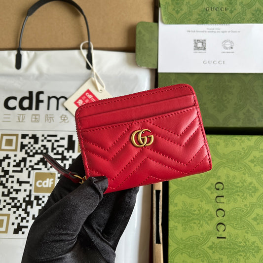 G-ucci GG Marmont Mini Brieftasche