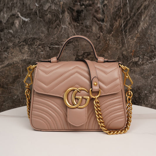 G-ucci mini GG Marmont bag Top Handle