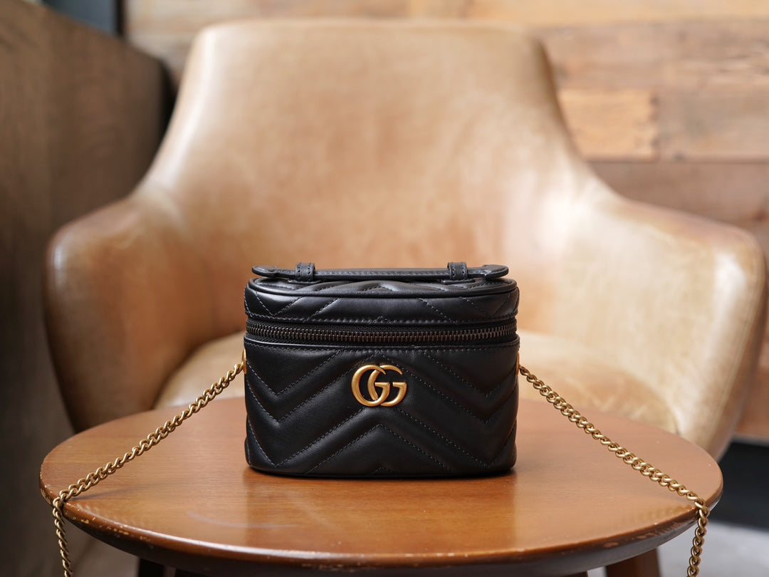 G-ucci Marmont Cosmetic Bag